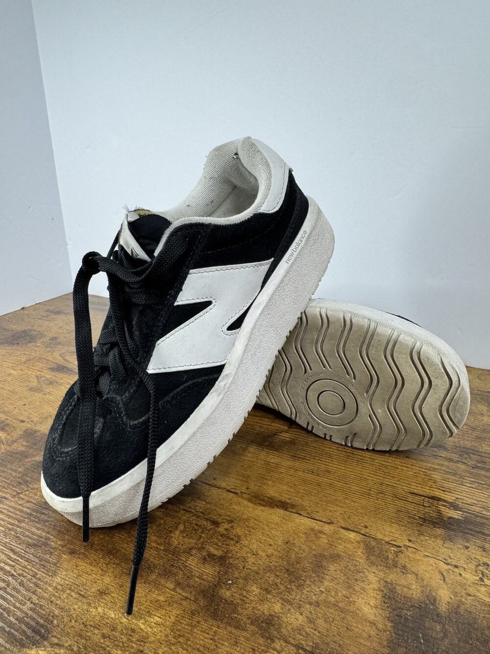 New Balance CT302 Women’s 6 Men’s 4.5 Black White Platform Shoes CT302CSA
